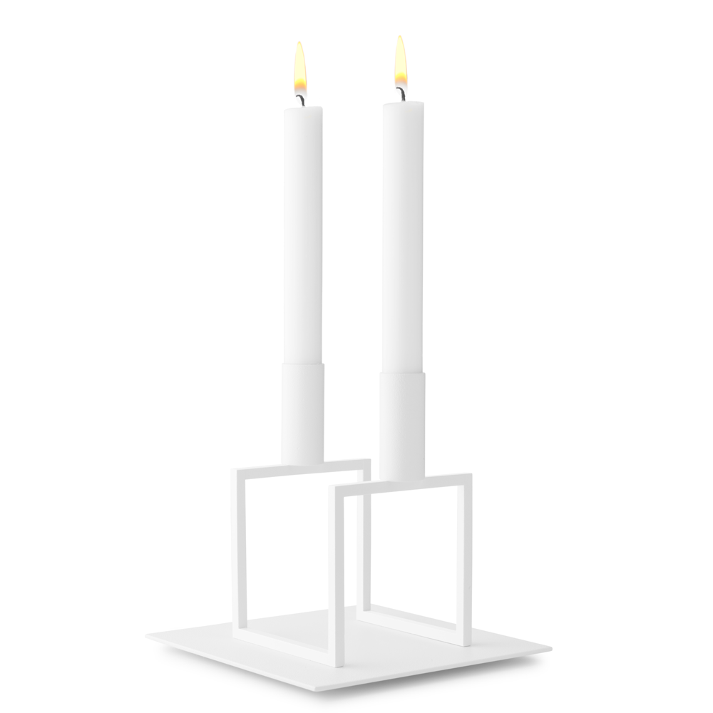 Line Candleholder, White