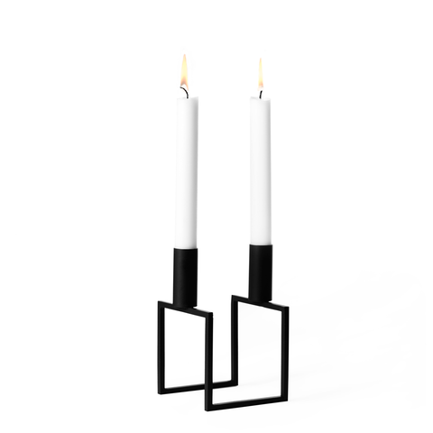 Line Candleholder, Black