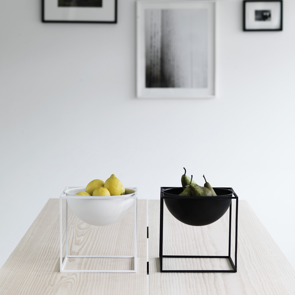 Kubus Bowl White, 2 Sizes