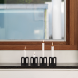 Kubus 1 Candleholder, Black