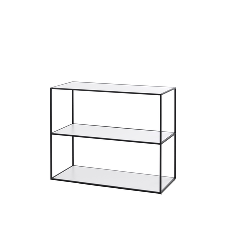 Twin Book Case Small, Black Frame/FREE SHIPPING
