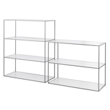 Twin Book Case Small, Cool Grey Frame/FREE SHIPPING