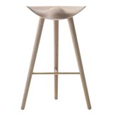 1 x Sample ML42 Bar Stool in Oak & Brass