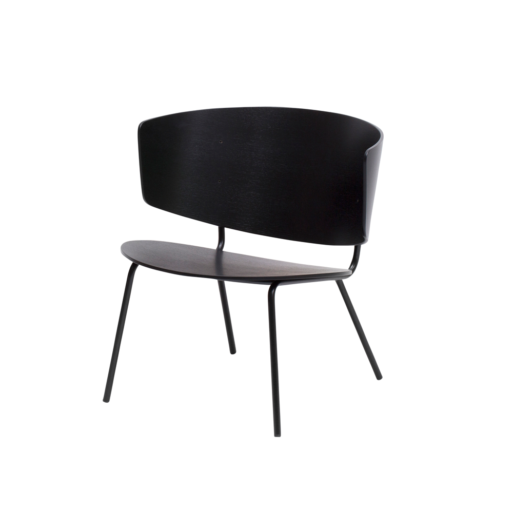Herman Lounge Chair, Black, FREE SHIPPING