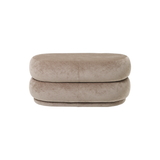 Oval Faded Velvet Pouf, 5 Different Colors/FREE SHIPPING