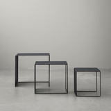 Set of 3 Cluster Tables, Black/FREE SHIPPING