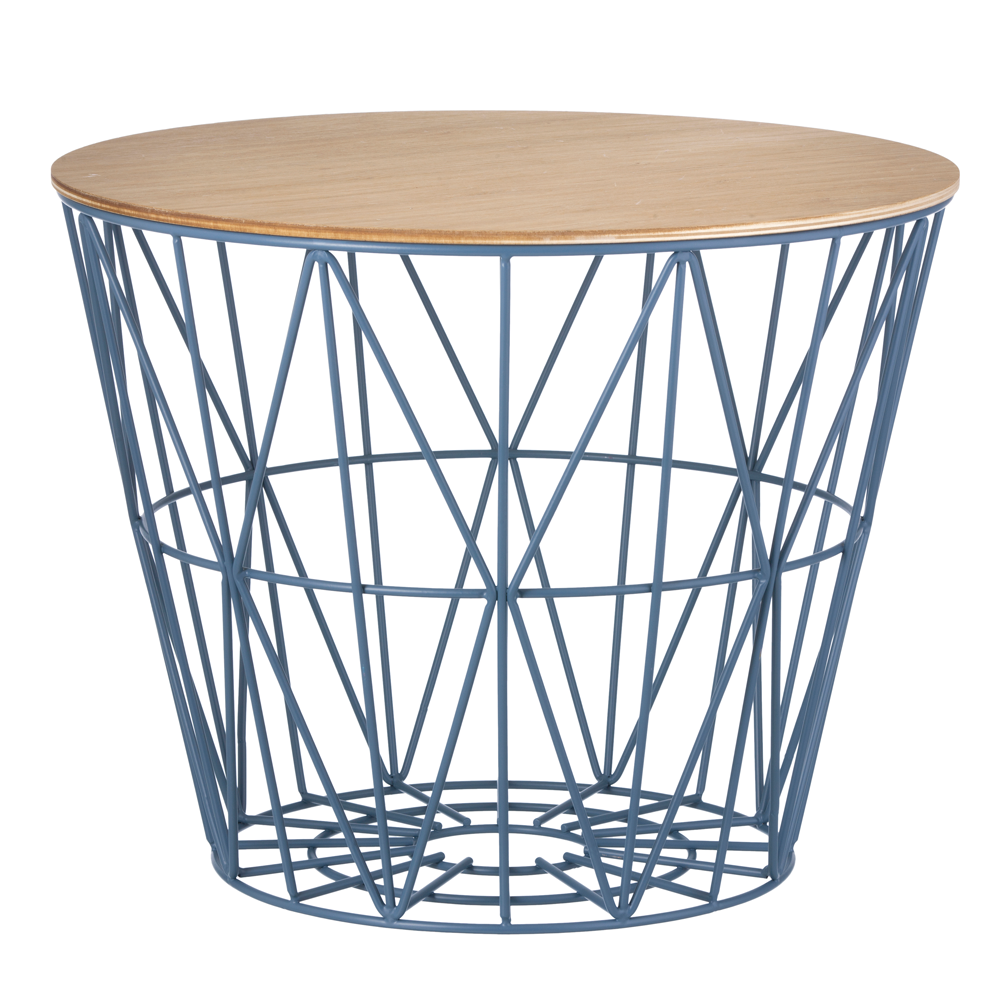 Wire Basket Top, Oiled Oak, 3 Sizes