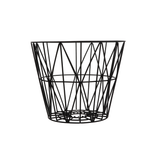 Multipurpose Wire Basket, Black, 3 Sizes