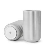 The Lyngby Vase in Matte Light Grey, 3 Sizes
