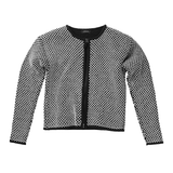 B/W Pattern Cardigan 50% OFF