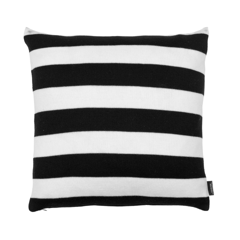 B/W Stripes Cashwool Decorative Pillow