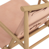 Samurai Chair/Natural Saddle Leather