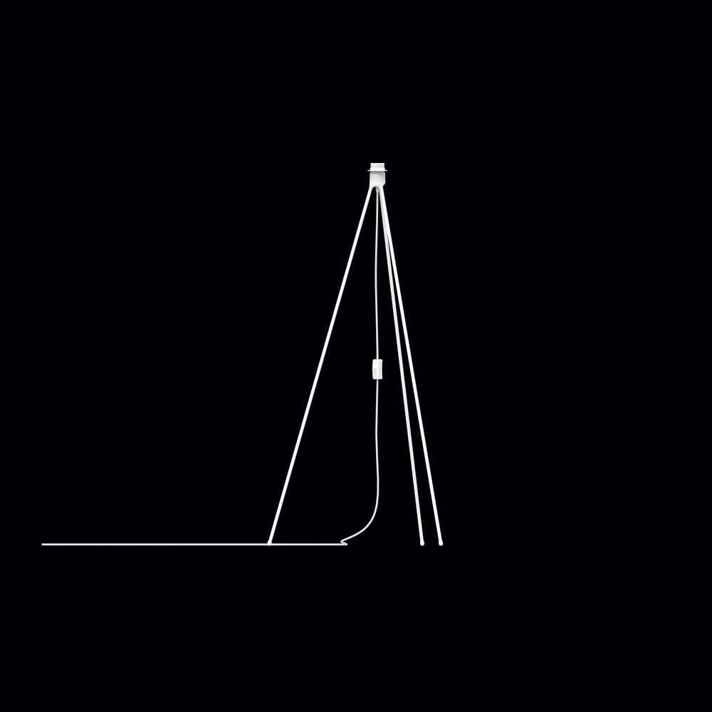Floor Tripod for EOS and Silvia pendants, White