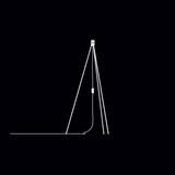 Floor Tripod for EOS and Silvia pendants, White