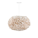 EOS XL Goose Feather Pendant Light Brown, 30" W x 18" H