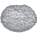 EOS Large Goose Feather Pendant, Grey, 25.5" W x 15.5" H
