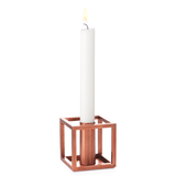 Kubus 1 Candleholder, Copper