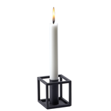 Kubus 1 Candleholder, Black