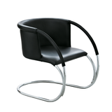 ML33 Leather Chair, Black/FREE SHIPPING
