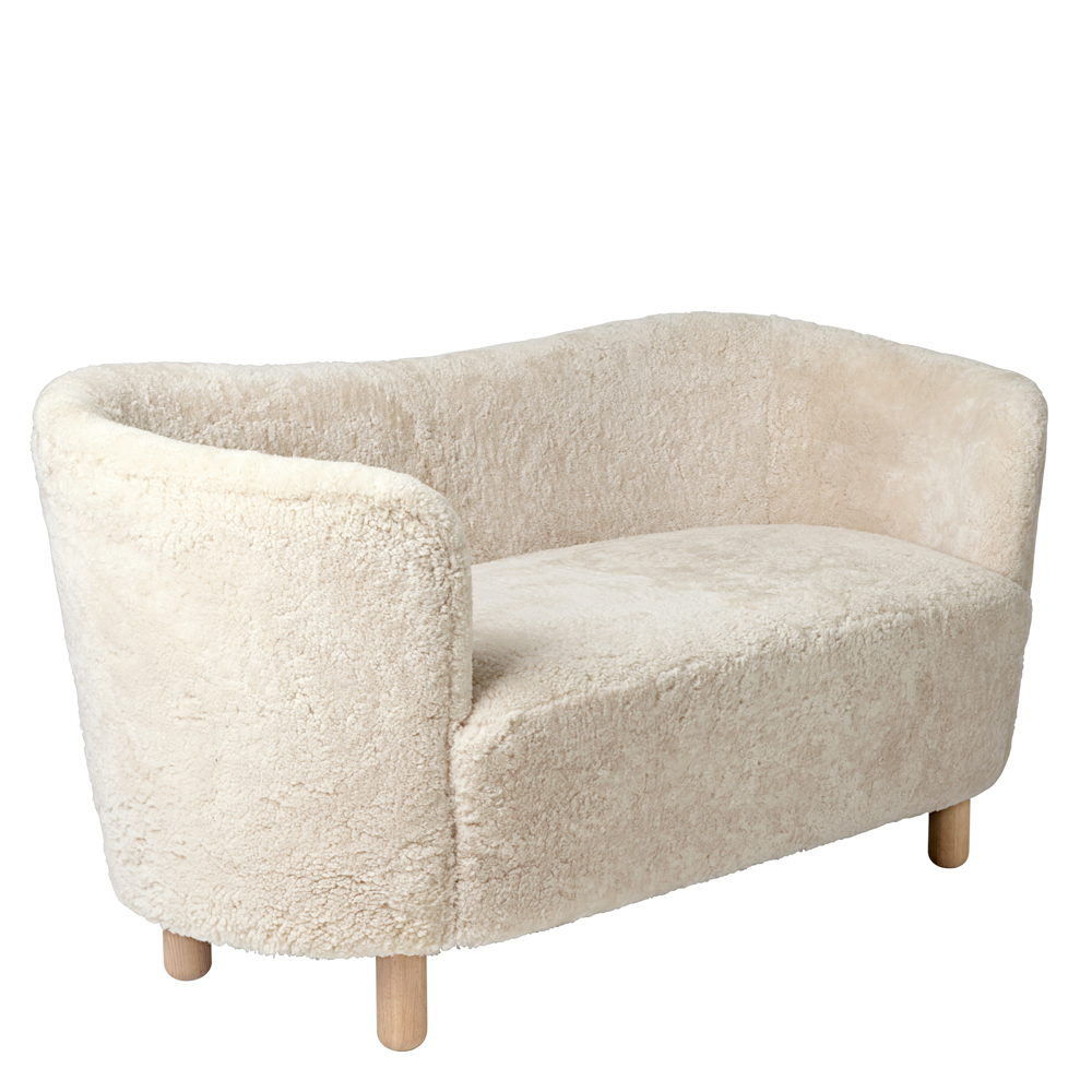 Mingle Compact Sofa in Sheepskin