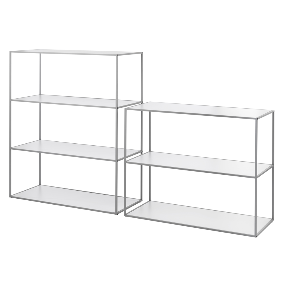 Twin Book Case Large, Cool Grey Frame/FREE SHIPPING