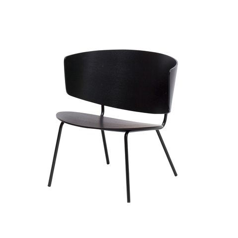 Herman Lounge Chair, Black, FREE SHIPPING