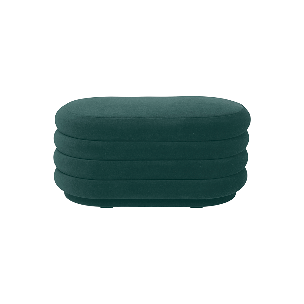 Oval Velvet Pouf, 4 Different Colors/FREE SHIPPING