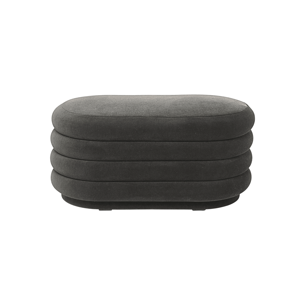 Oval Velvet Pouf, 4 Different Colors/FREE SHIPPING