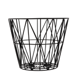 Multipurpose Wire Basket, Black, 3 Sizes