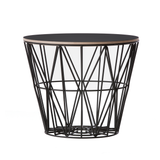 Wire Basket Top, Black, 3 Sizes