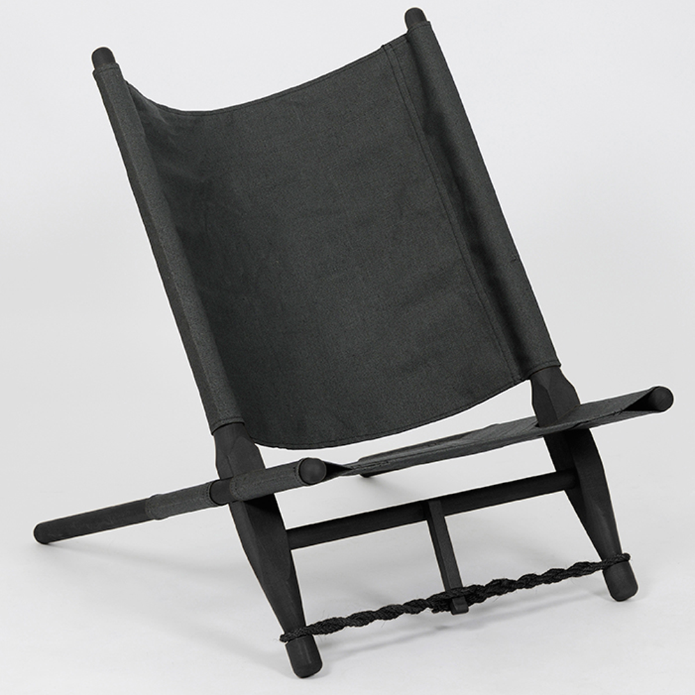 Portable Lounge Chair in Black, use Inside or Outside/FREE SHIPPING