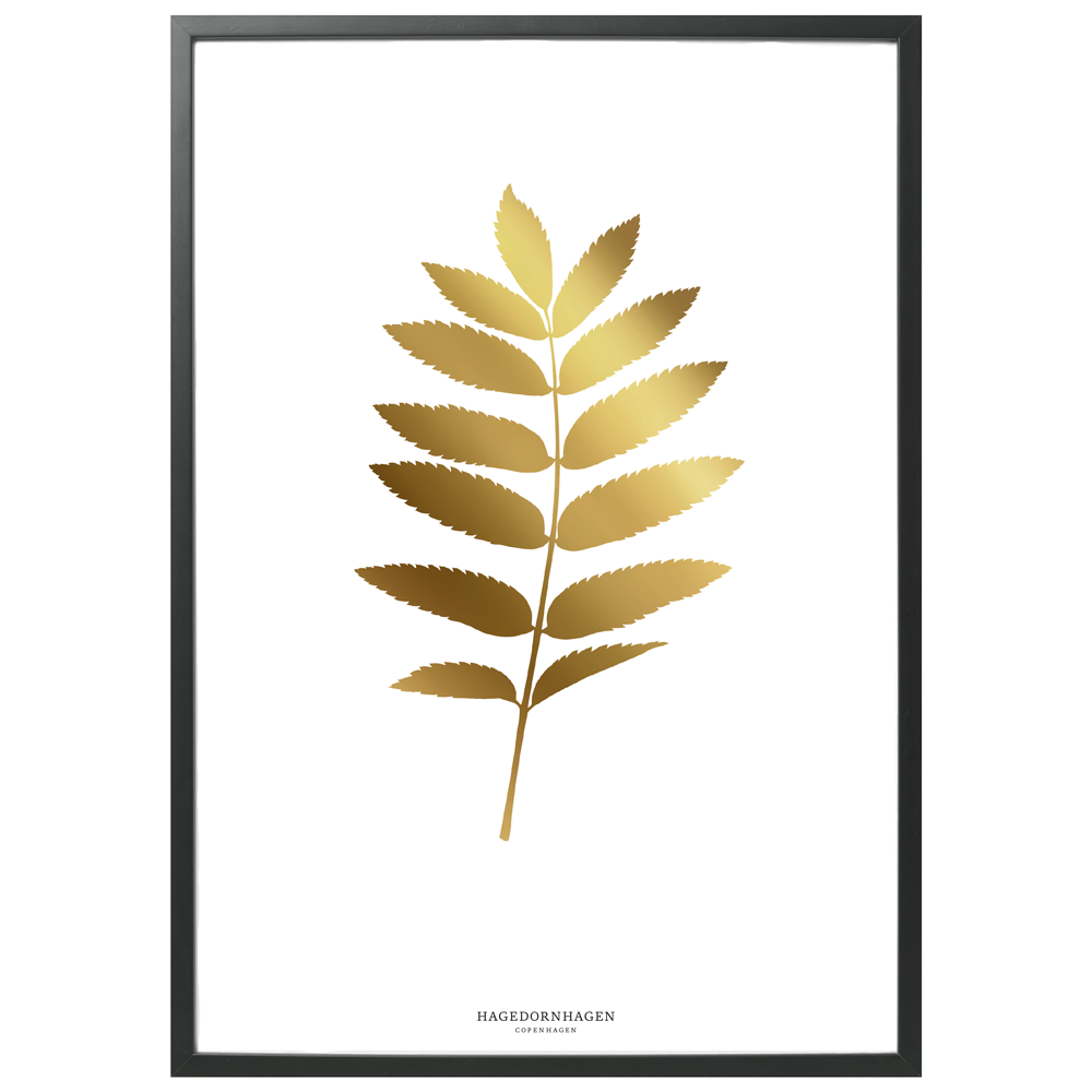 Hagedornhagen Gold Foil Art Print  -  'Folium Gold FG1'