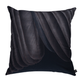 Printed Feather Black Pattern Decorative Pillow