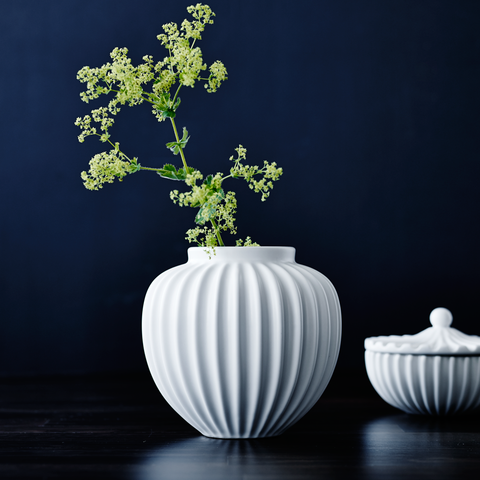 Schollert Vase in White, Medium