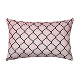 Red Fence Decorative Pillow